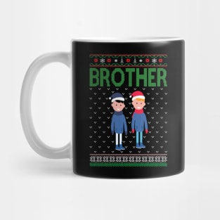 The brother ugly christmas sweater Mug